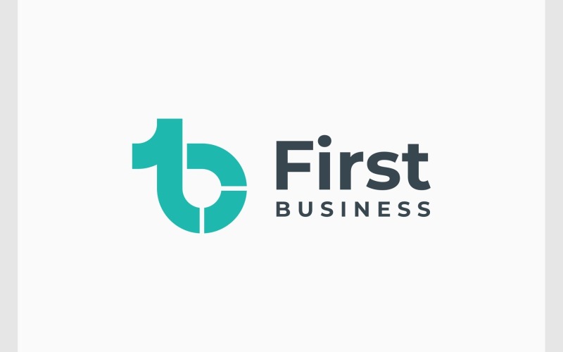 letter b b initials simple logo original