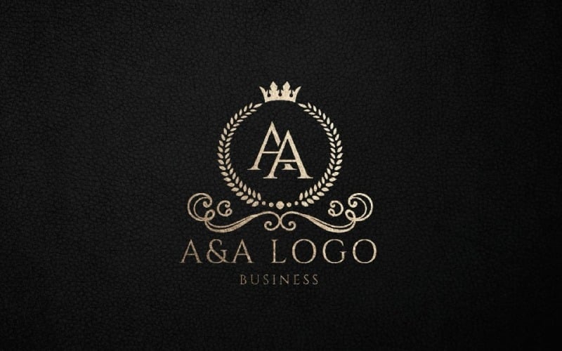 letter a and a luxury logo original