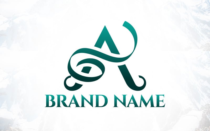 letter a art and fashion logo design original