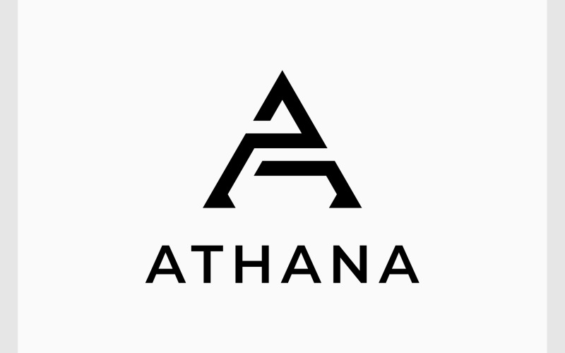 letter a initial monogram logo original
