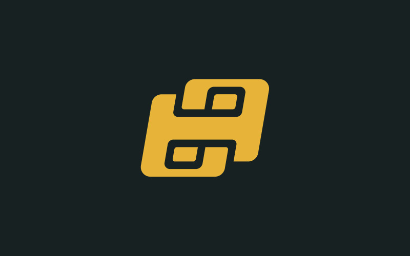 letter aa modern logo design original