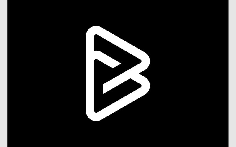 letter b g initials monogram logo original