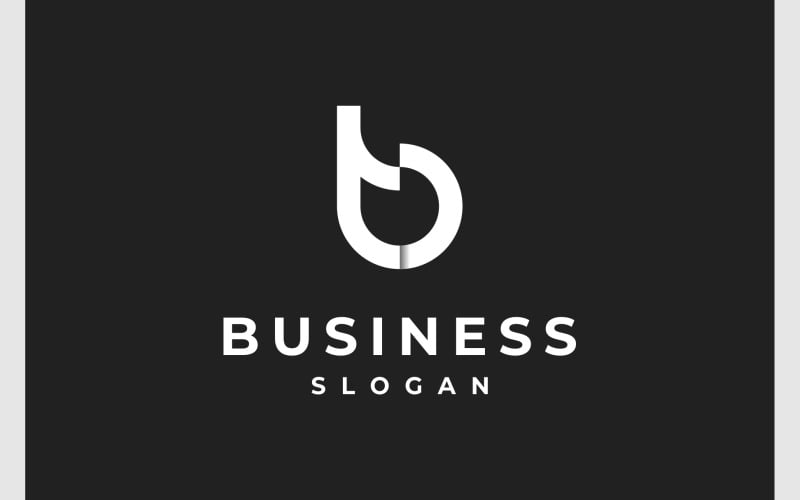 letter bt tb simple monogram logo original