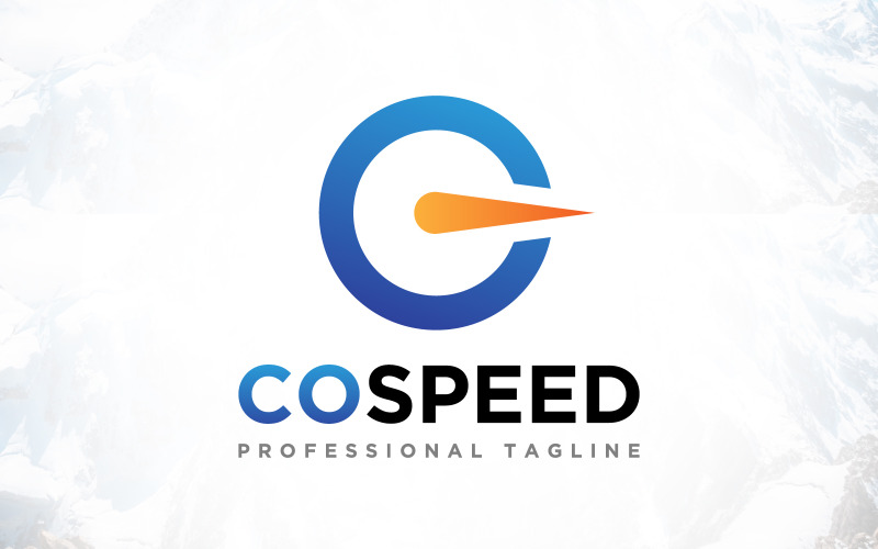 letter c corporate speed auto logo design original