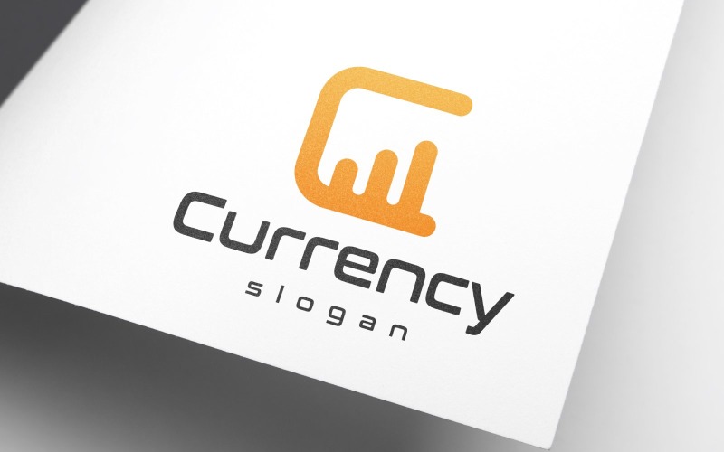 letter c currency logo design original