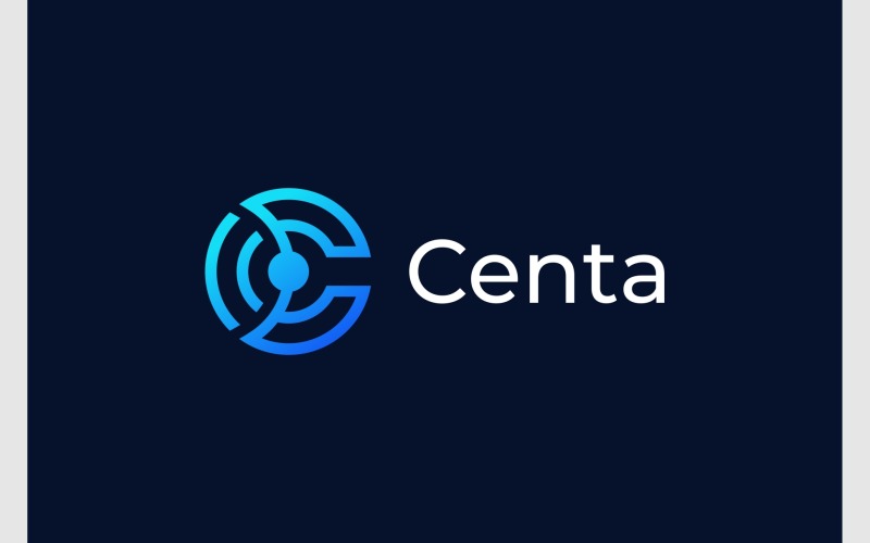 letter c signal wireless logo original