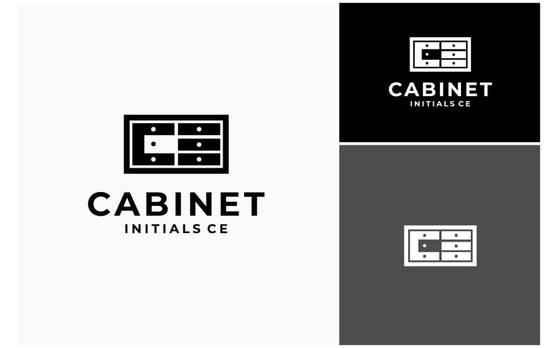 letter ce cabinet furniture logo original