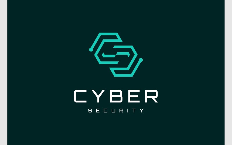 letter cs sc circuit technology logo original