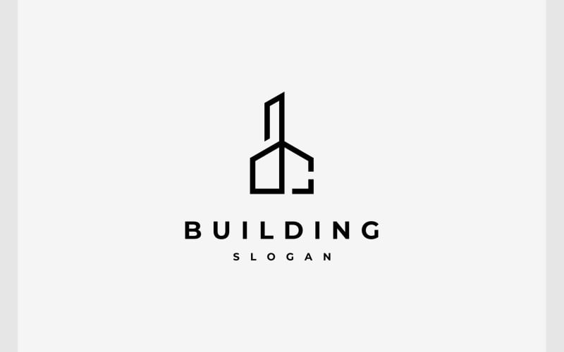 letter dc home apartment house logo original