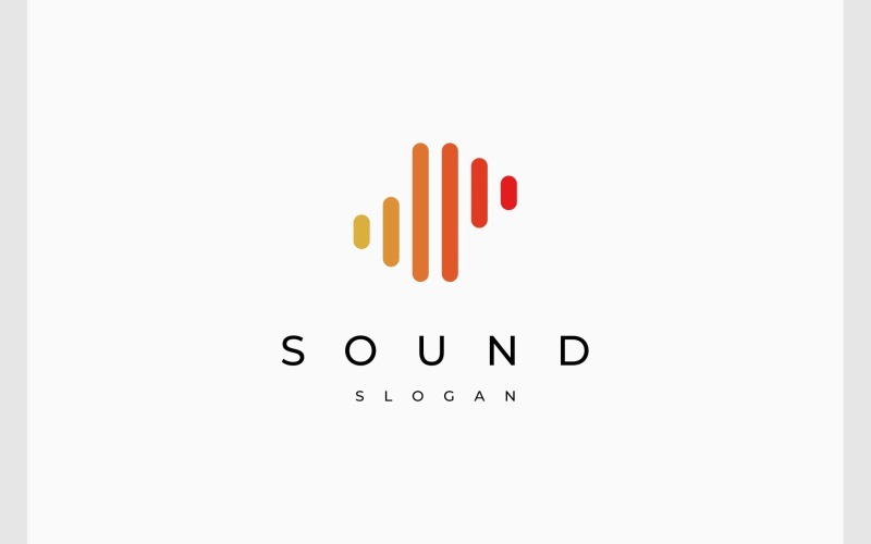 letter dp sound waveform music logo original