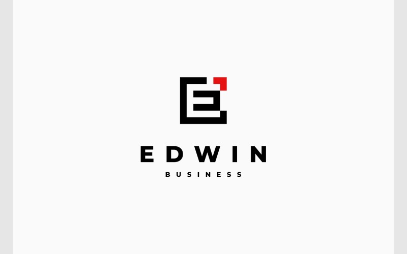 letter e arrow up simple business logo original