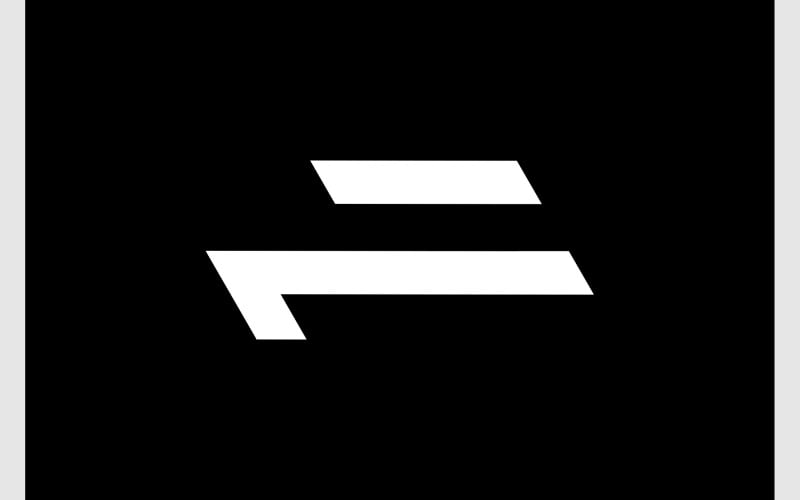 letter f minimal modern logo original