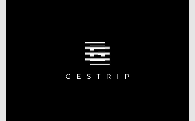 letter g abstract geometric logo original