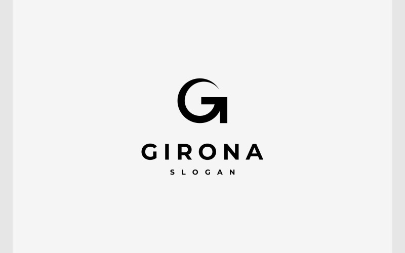 letter g arrow up success logo original