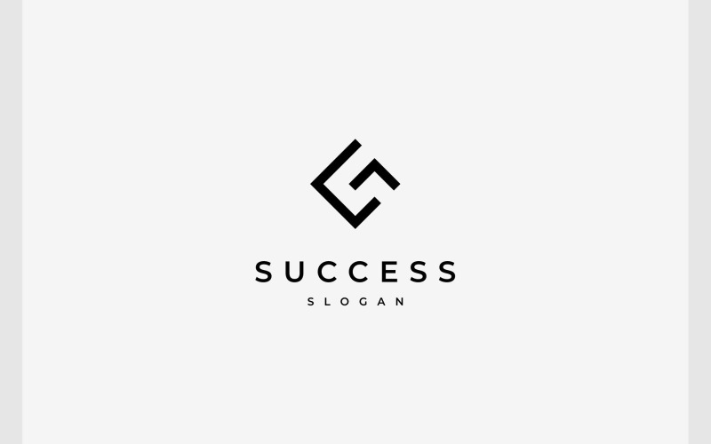 letter g arrow up success simple logo original