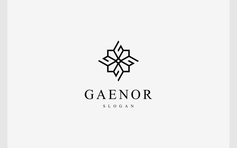 letter g decoration minimalist logo original