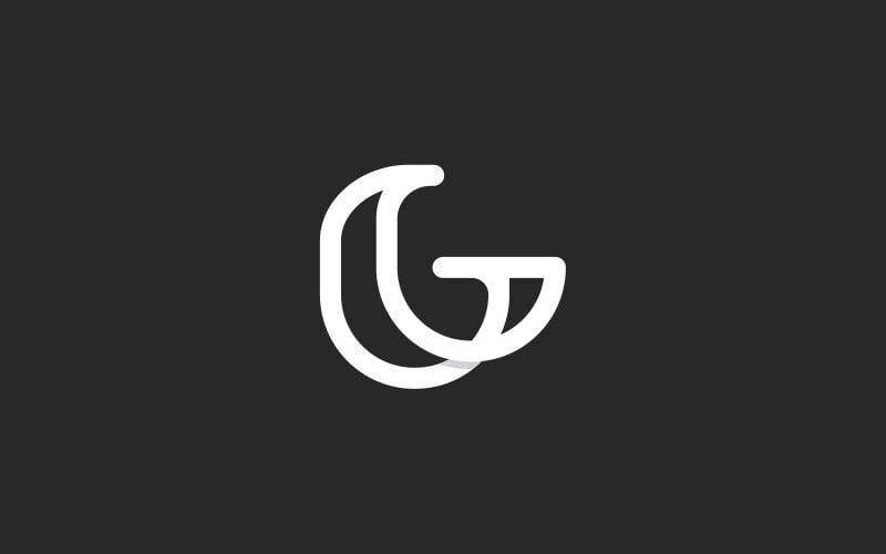 letter g line art logo design template original