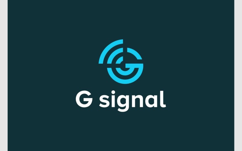 letter g signal wireless internet logo original