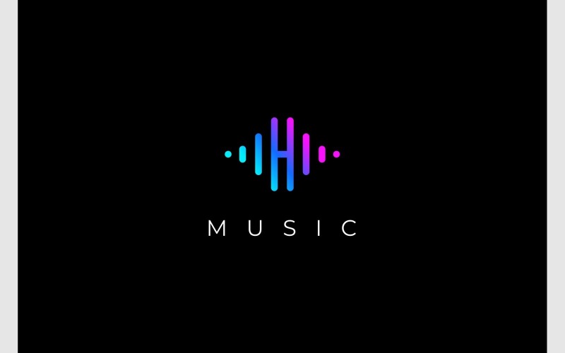 letter h sound music audio logo original