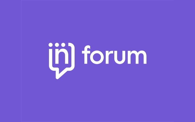 letter in speak talk forum logo original