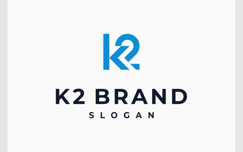 letter k simple minimal logo original