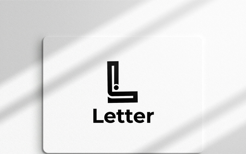 letter l monogram logo template original