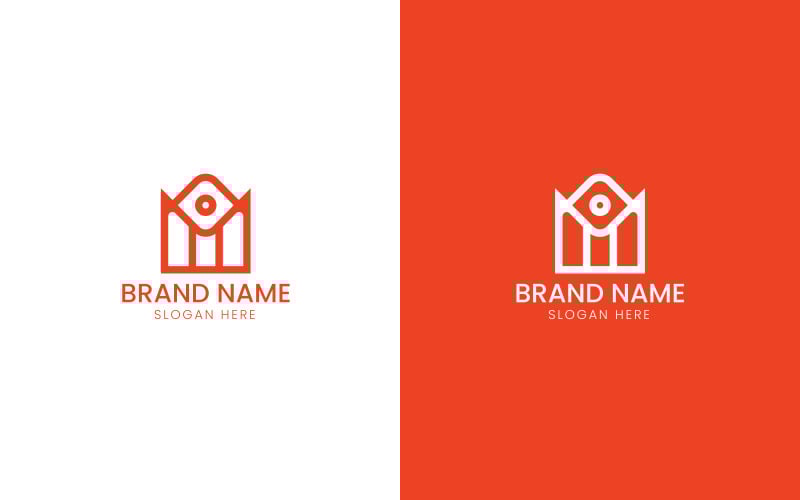 letter m architecture logo original