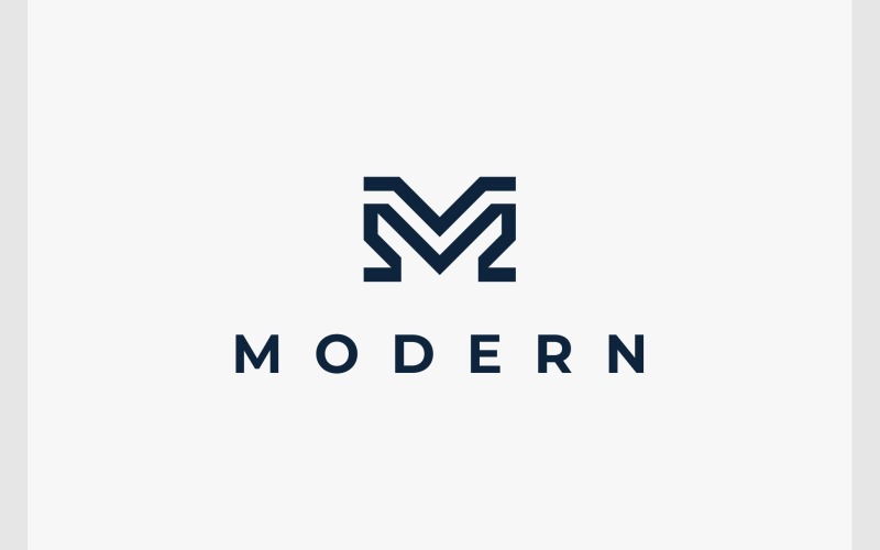 letter m initial monogram logo original