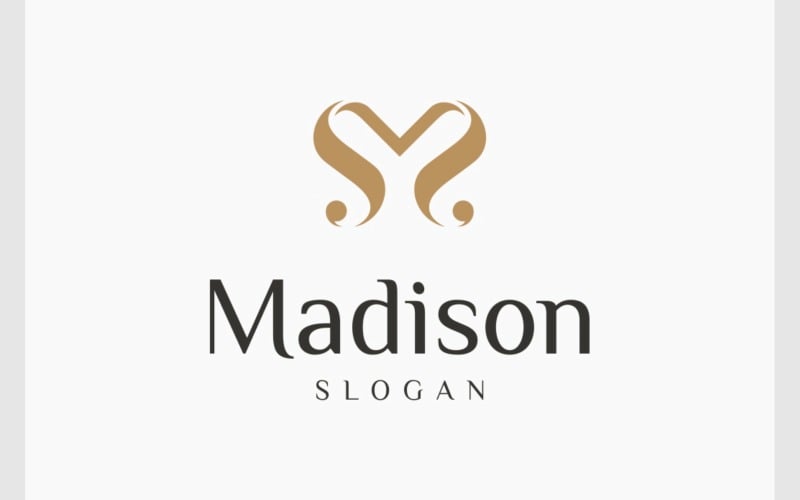 letter m luxury elegant logo original