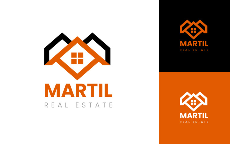 letter m real estate logo original