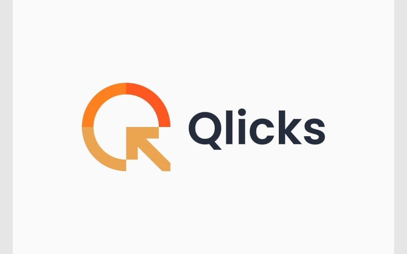letter q target arrow logo original
