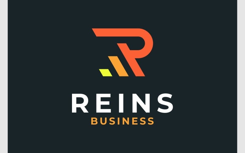 letter r business success logo original