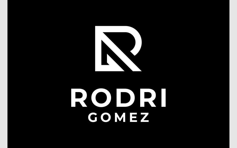 letter rg gr minimalist logo original