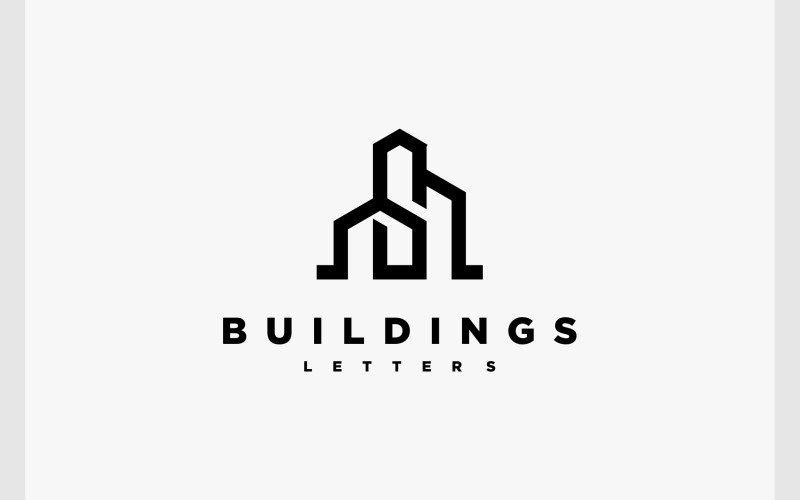letter s building real estate logo original