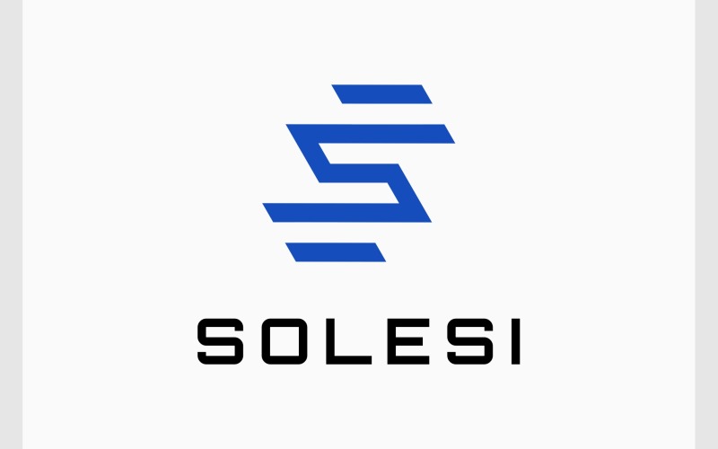 letter s modern minimalist logo original