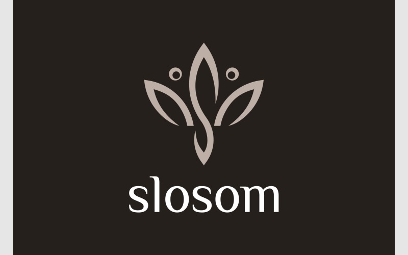 letter s natural blossom logo original
