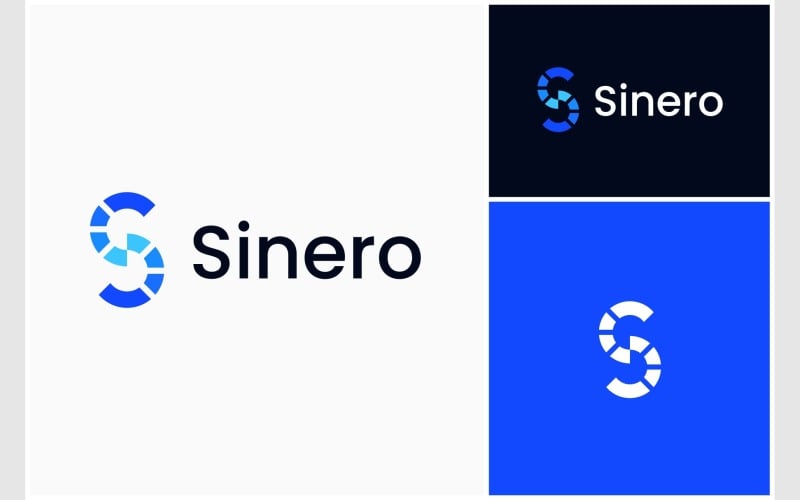 letter s progress modern logo original