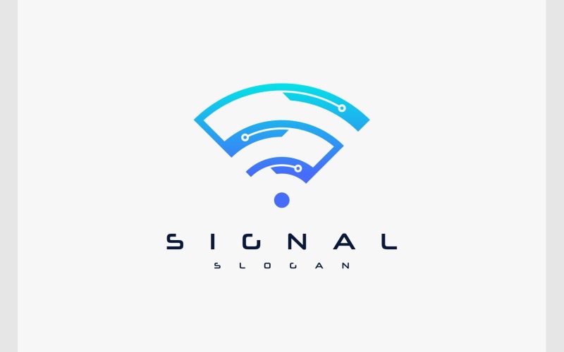 letter s signal technology logo original