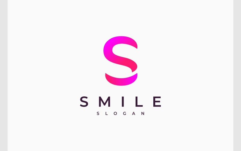 letter s smile happy logo original