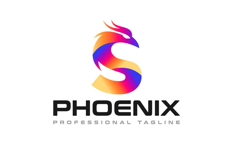 letter s super phoenix logo design original