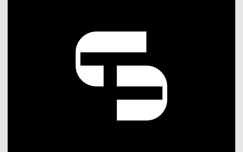 letter sd ds minimalist monogram logo original