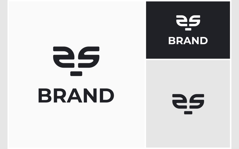 letter ss or s mirror logo original