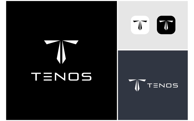 letter t abstract modern logo original