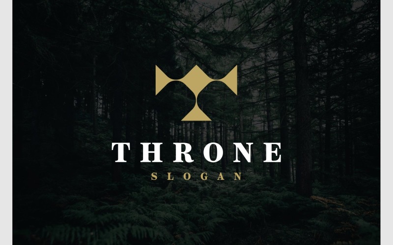 letter t luxury monogram logo original