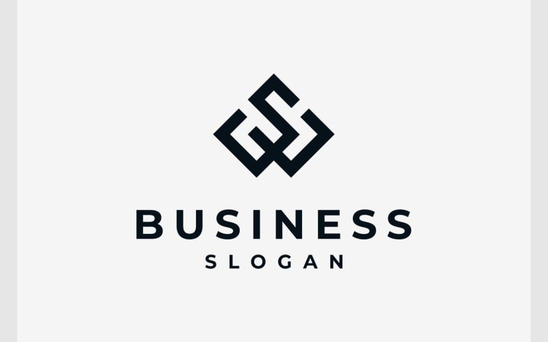 letter ws sw initials simple monogram logo original