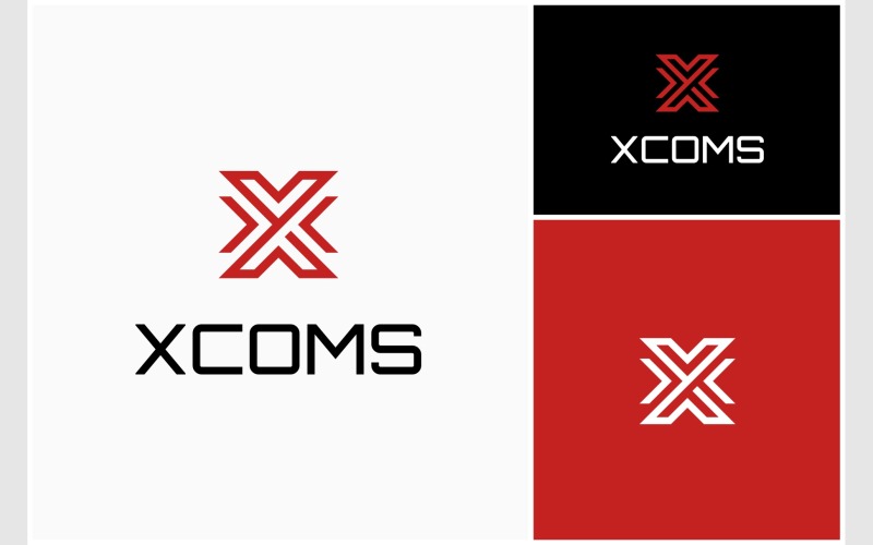 letter x geometric modern logo original