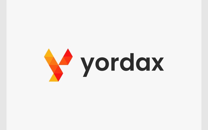 letter y geometric modern logo original