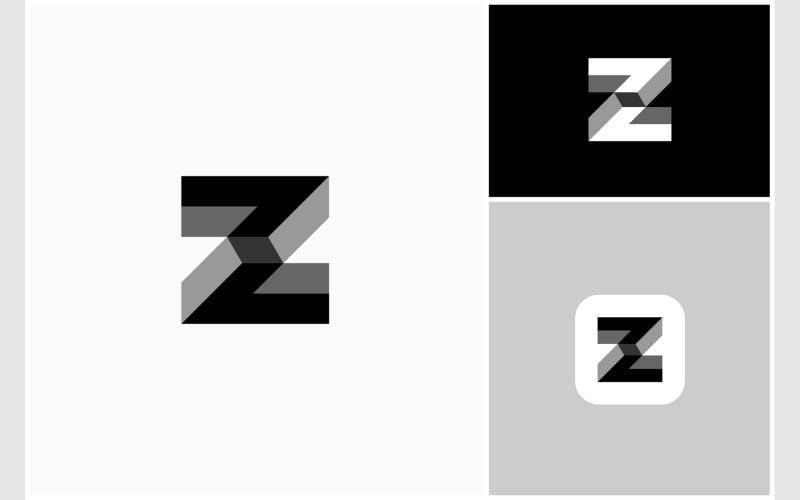 letter z geometric modern logo original