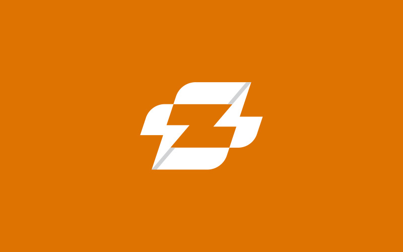 letter z volt or voltage logo design template original