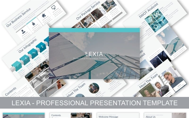 lexia professional powerpoint template original